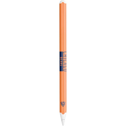 NFL Chicago Bears Orange Performance Series Apple Pencil (2nd Gen 2019) Skin